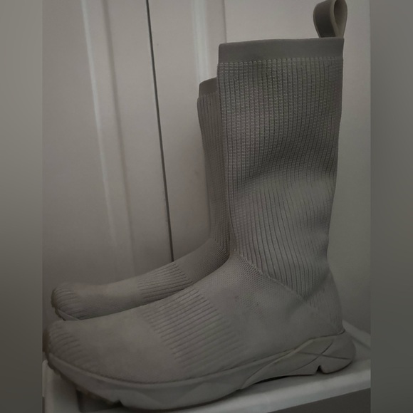 Reebok Sock Runner Silver Shoes Men's Size 9 - Picture 4 of 5